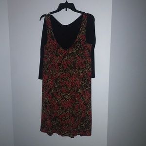 Long sleeve floral dress